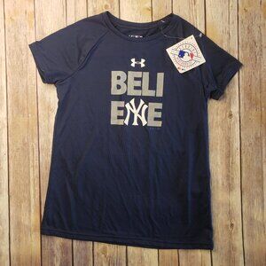NWT Under Armour Blue Boys T-shirt Size M